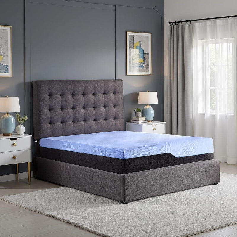 Refresh - 12" Hybrid Cooling Fast Responding Latex Foam And Coil Mattress by HouseOfZazla