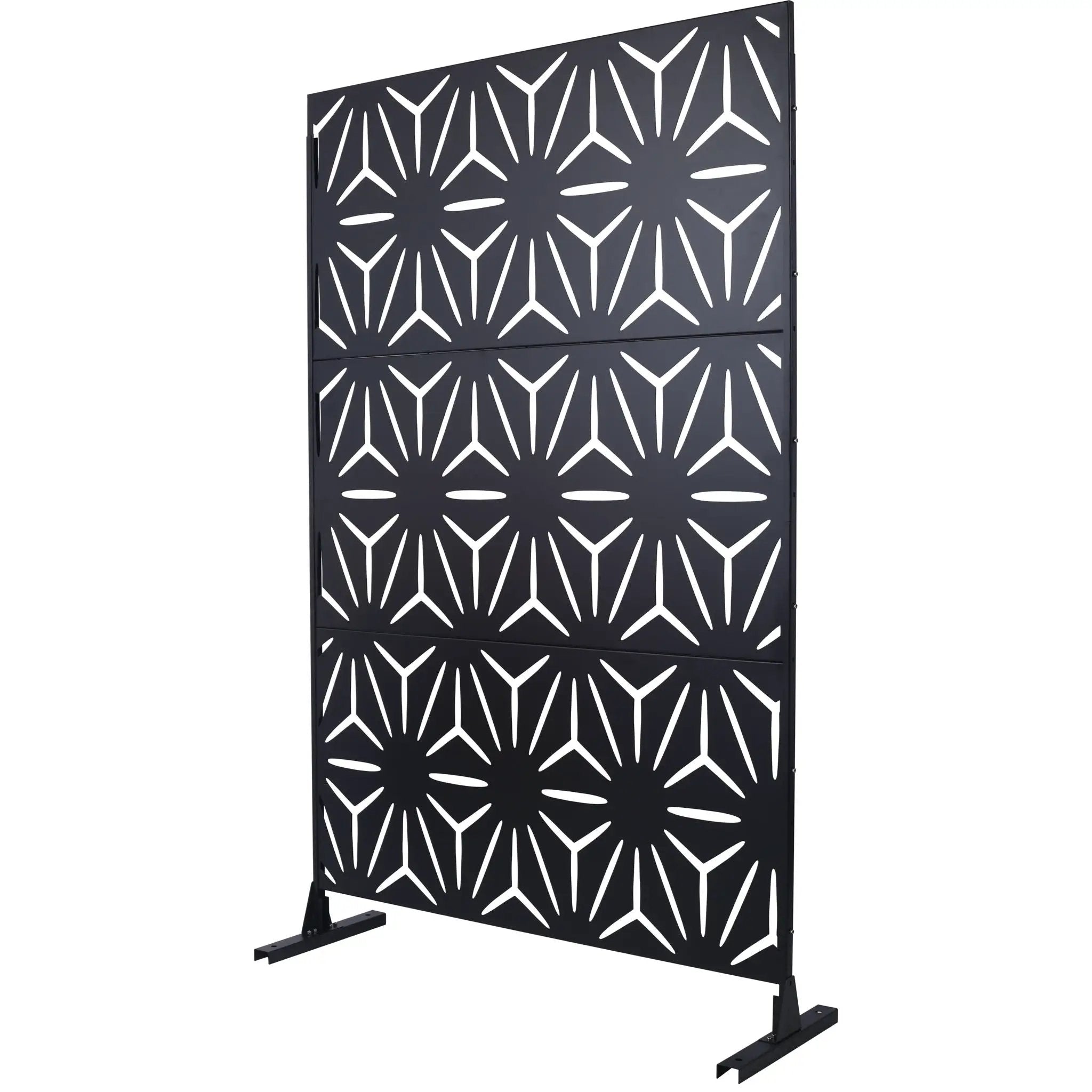 Outdoor & Indoor Metal Privacy Screen, Freestanding Decorative Panels by Unique Piece Furniture