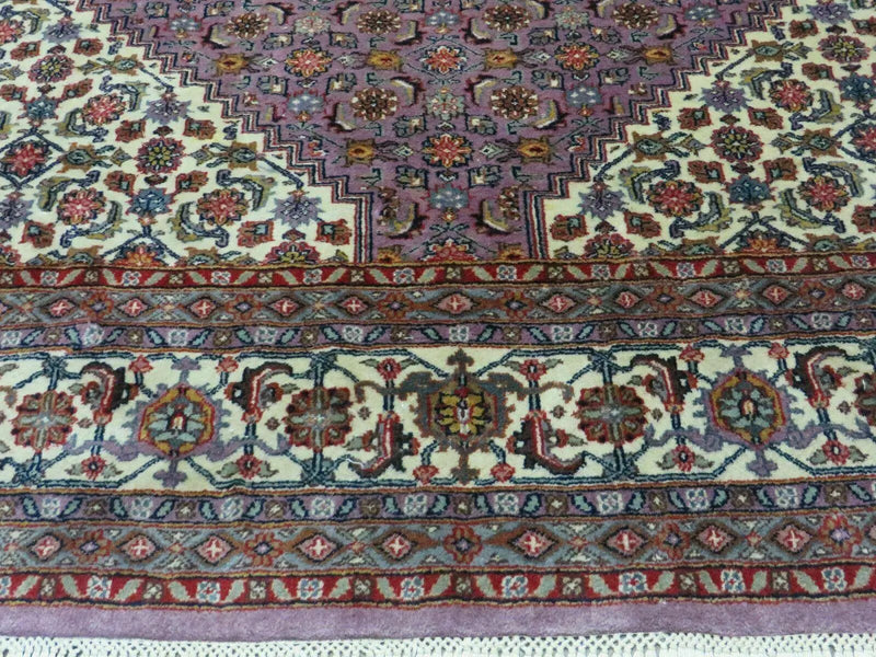 8' X 10' Vintage Fine Handmade India Wool Rug Hand Knotted Carpet Detailed Nice by Jewel Rugs