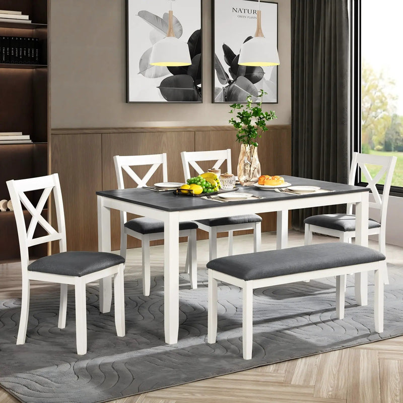 Modern Dining Table Set With Chairs For Kitchen by HouseOfZazla