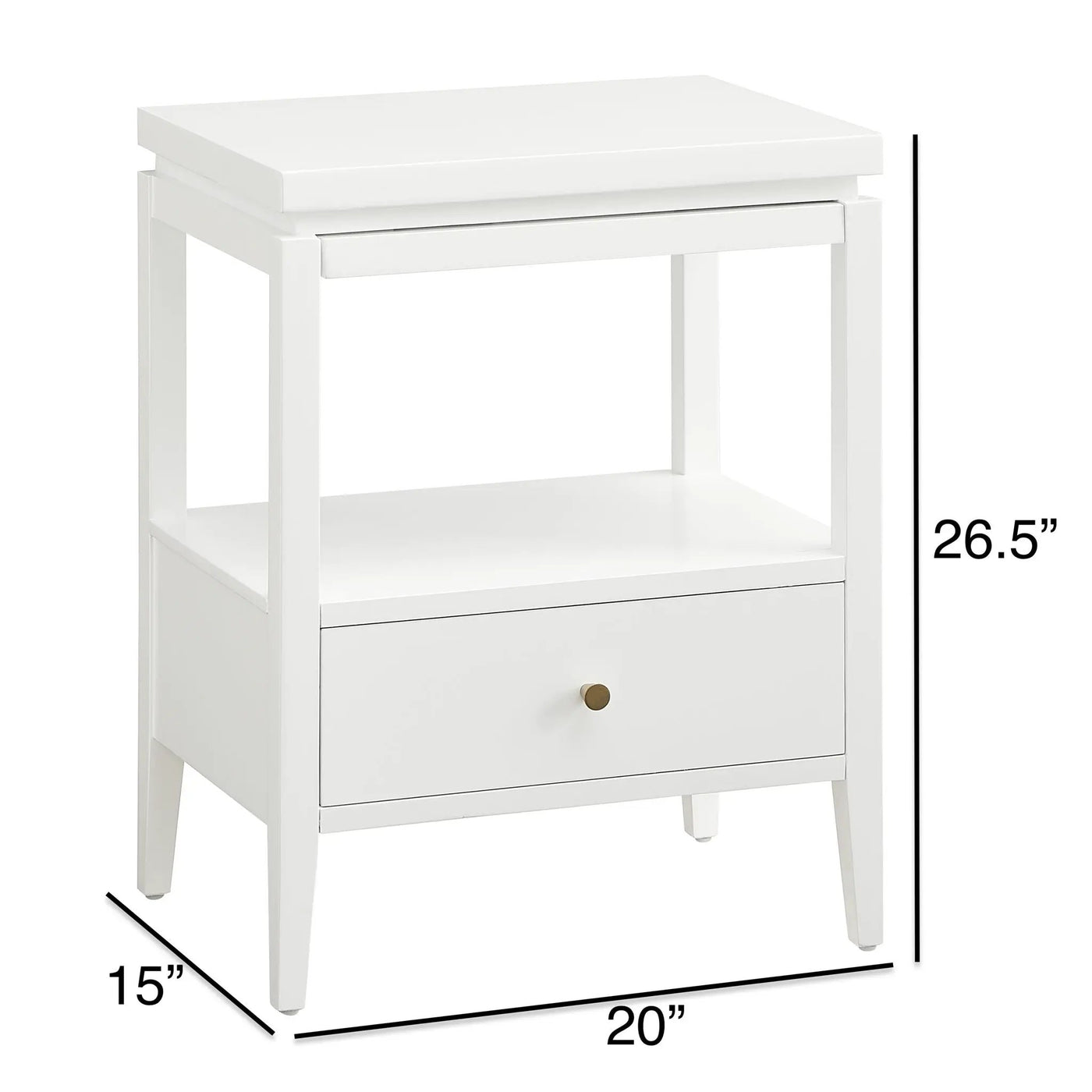 Olana -1 Drawer Nightstand With Floating Top Design by HouseOfZazla