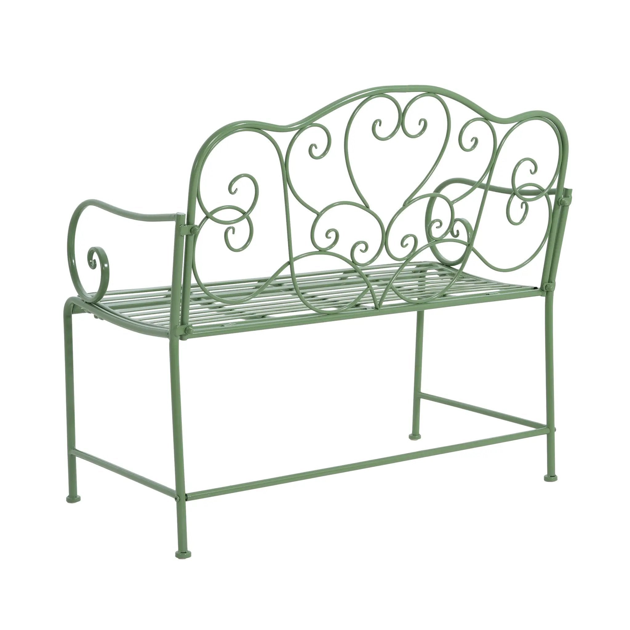 Sunnydaze Outdoor Garden Bench - Green by HouseOfZazla