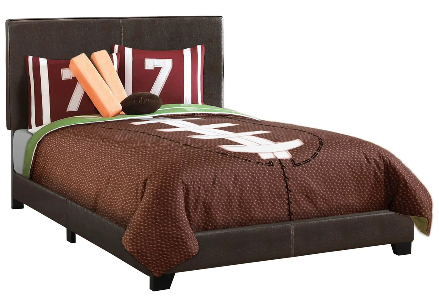 Bed, Upholstered, Transitional by HouseOfZazla