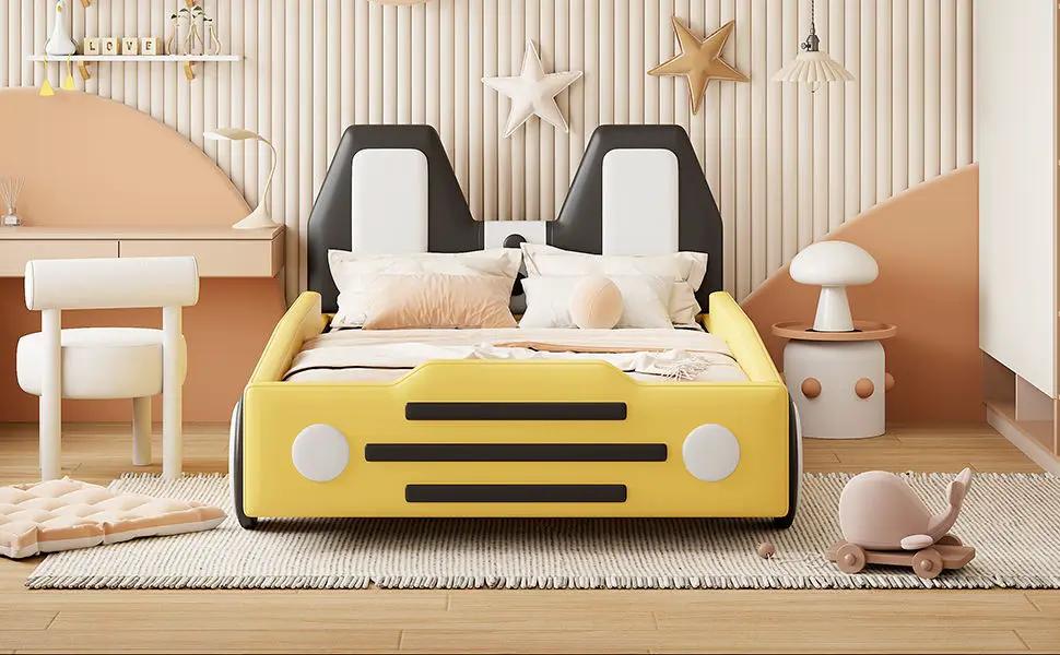 High Quality Race Car Shaped Platform Bed & Wheels by HouseOfZazla