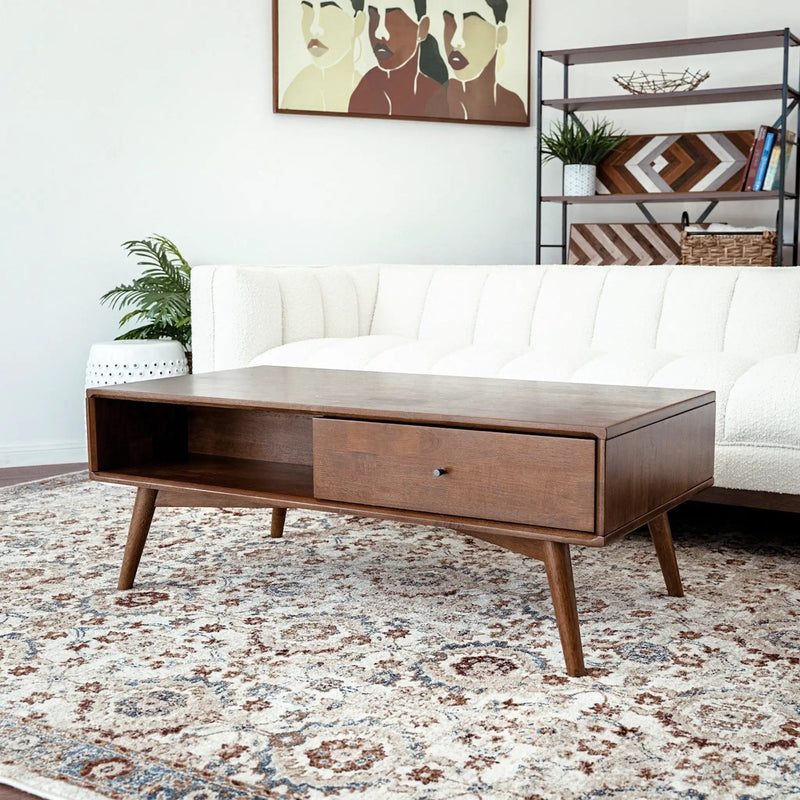 Caroline - Coffee Table - Walnut Brown by HouseOfZazla