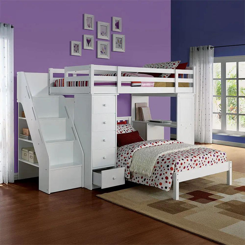 Freya - Twin Bed - White by Unique Piece Furniture
