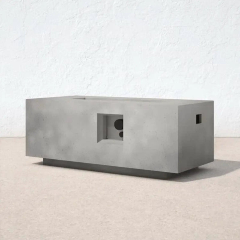 Propane Outdoor Durable Fire Pit Table - Gray by Unique Piece Furniture