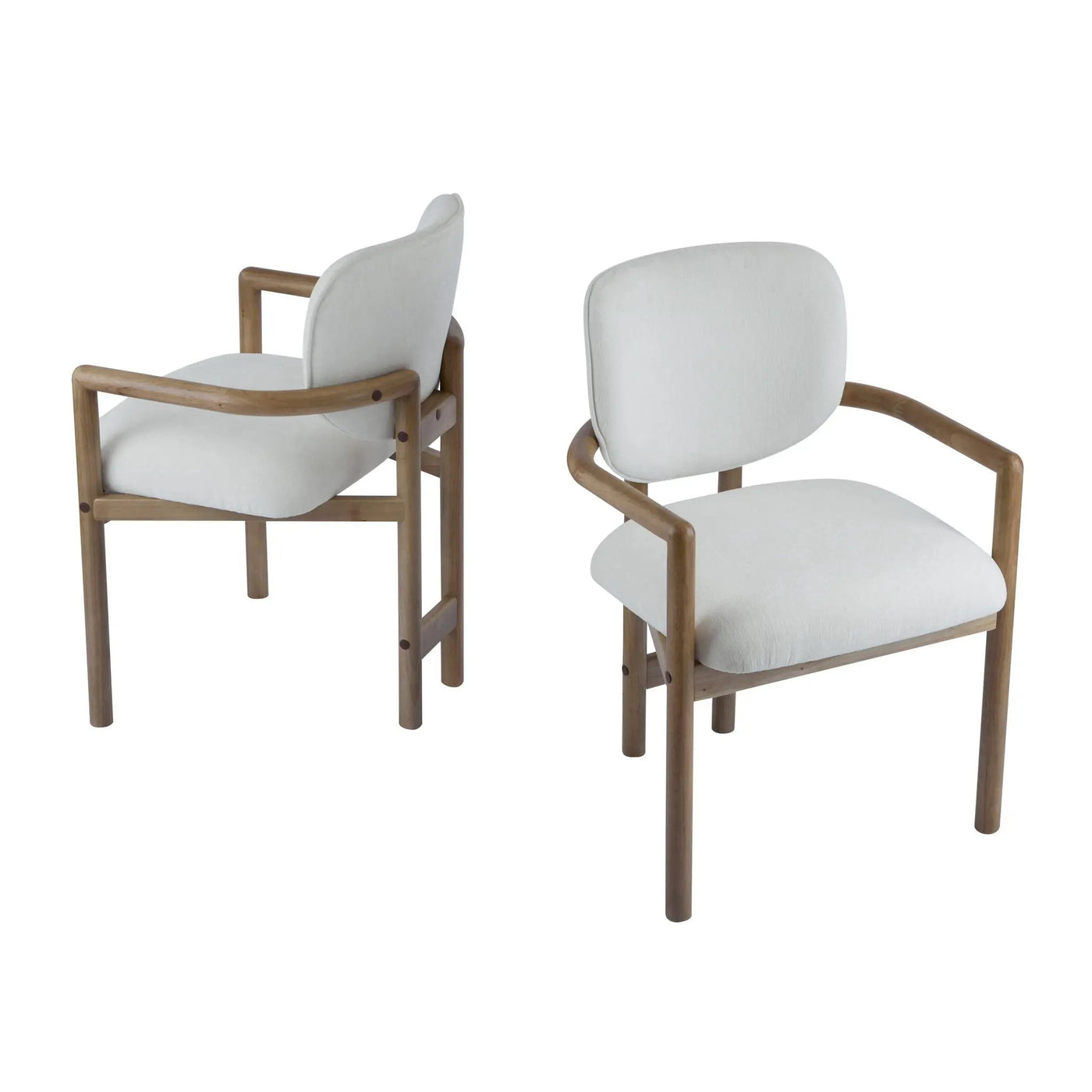 Upholstered Arm Dining Chairs (Set of 2) by HouseOfZazla