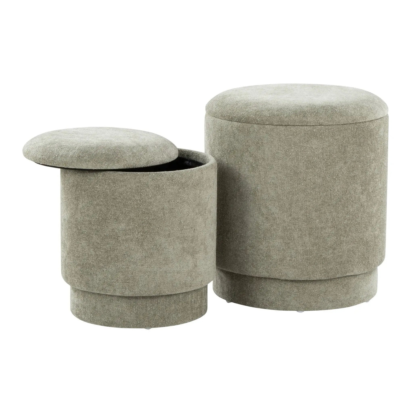 Marla - Upholste Contemporary Ottoman Set by HouseOfZazla