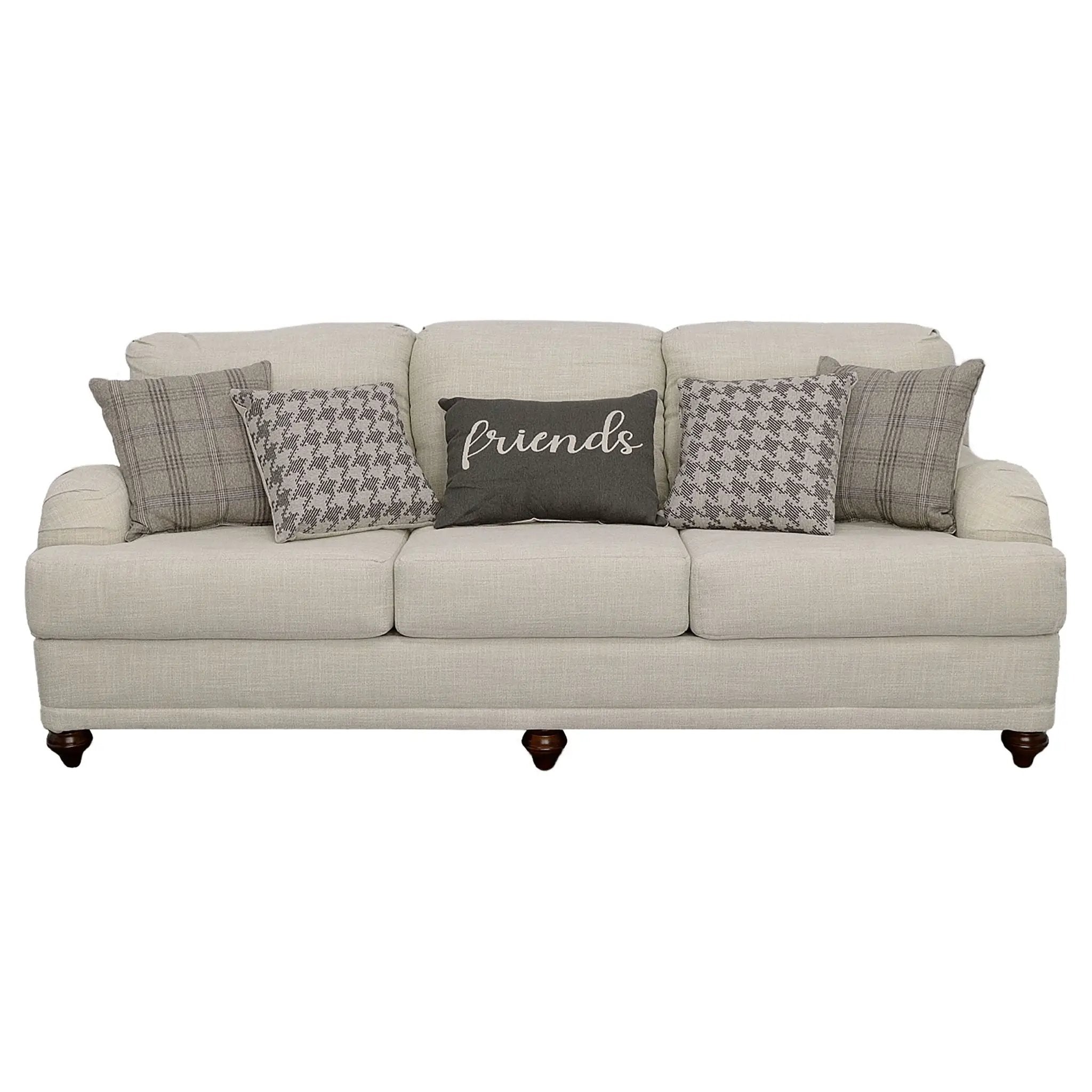 Anderson - 2 Piece Cushion Back Living Room Set - Gray
