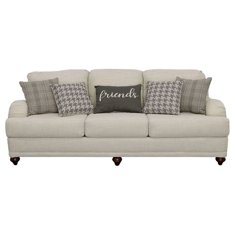 Anderson - 2 Piece Cushion Back Living Room Set - Gray