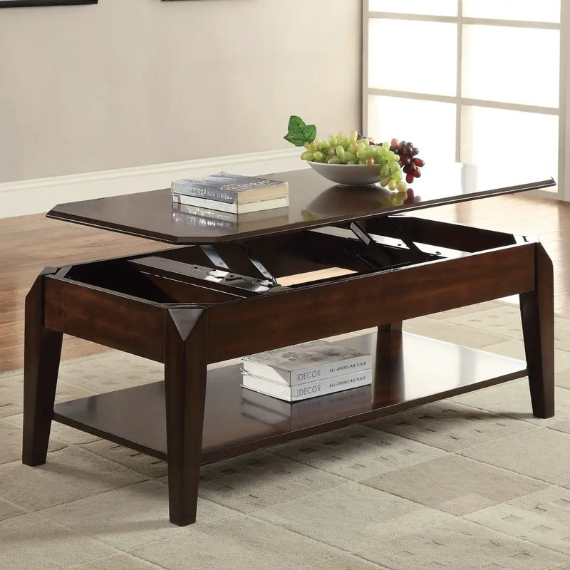 Docila - Coffee Table With Lift Top - Walnut by Unique Piece Furniture