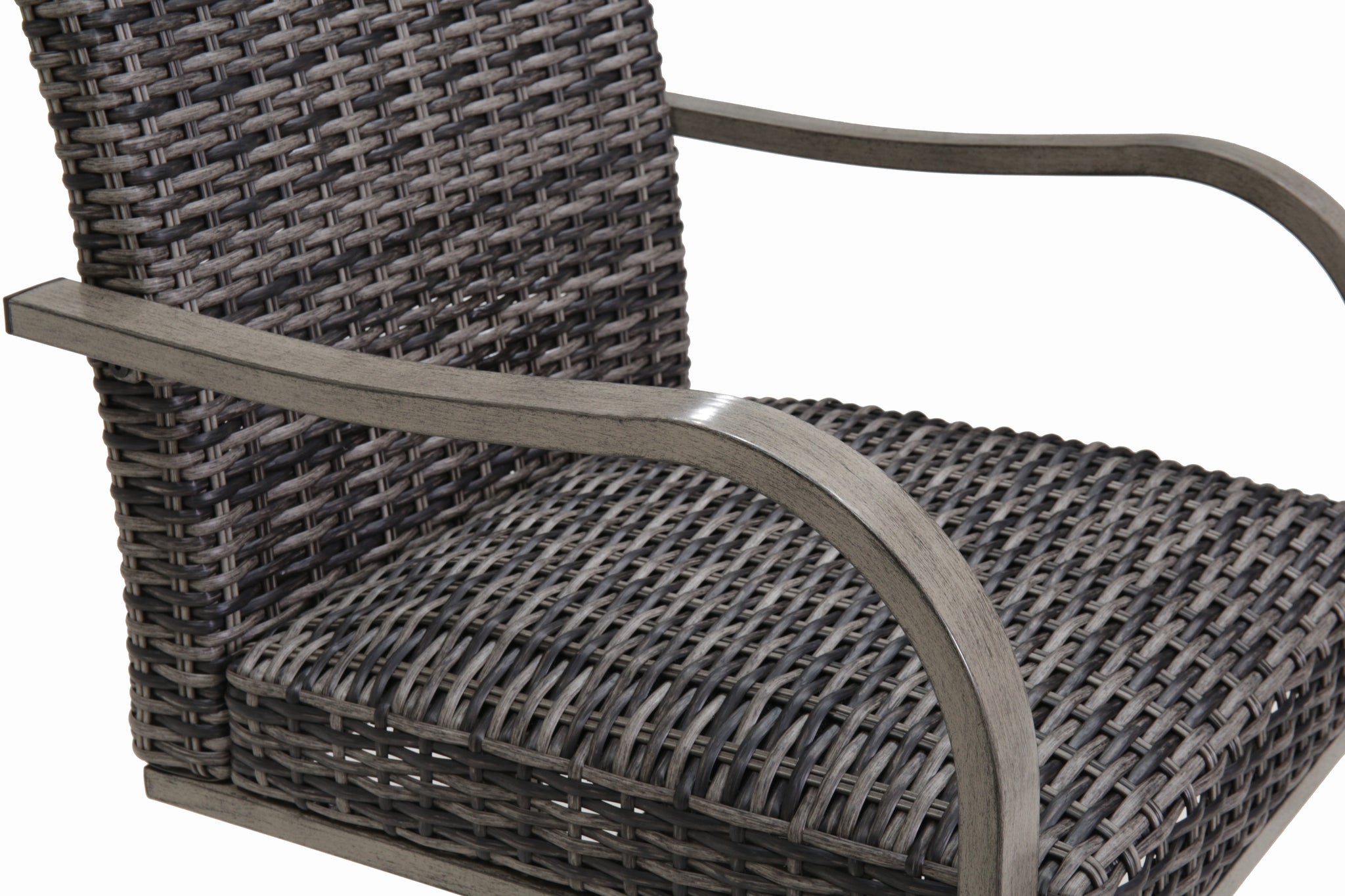 2PC Outdoor Dining Chair with Hand-Painted Frame and Water-Washed Cotton Seat by HouseOfZazla