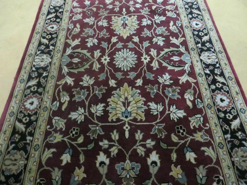 4' X 6' Handmade Finely Knotted Indian Agra Pattern Wool Rug Nice by Jewel Rugs