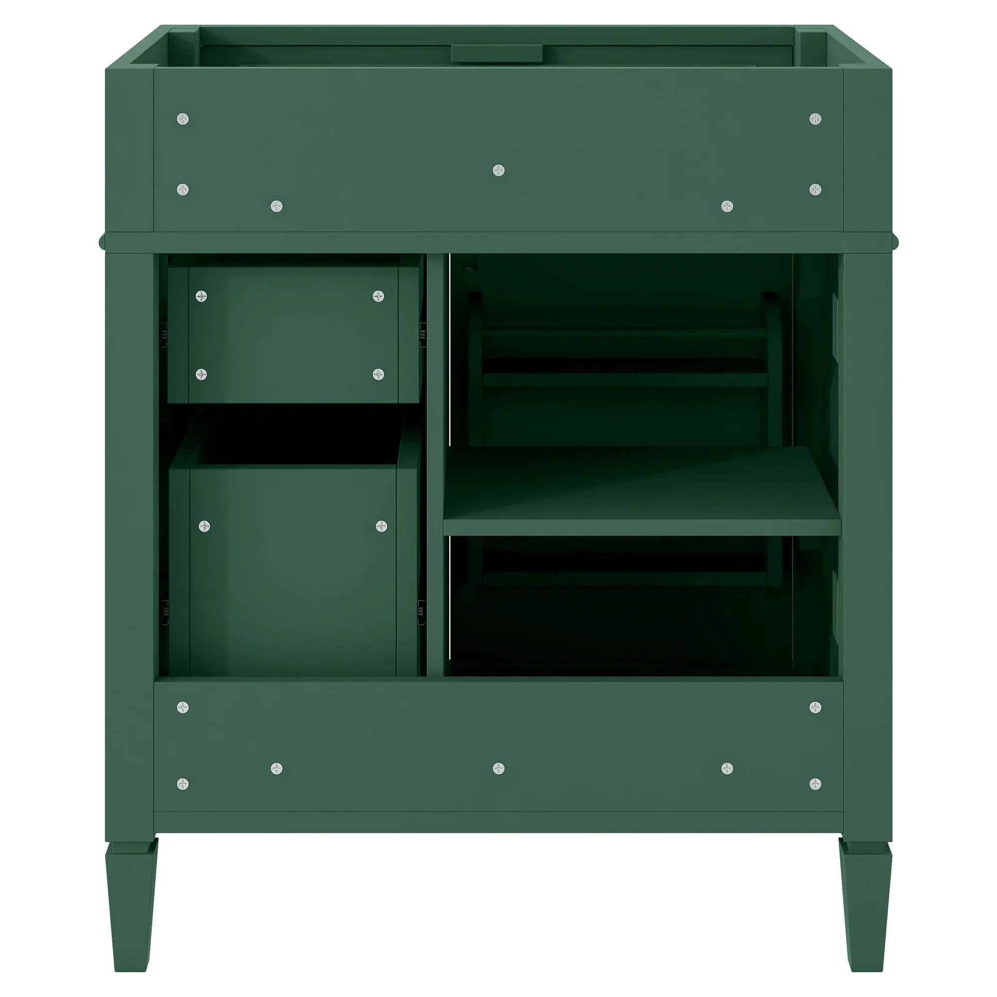Bathroom Vanity With 2 Drawers And Tip-Out Drawer, Storage Cabinet by Unique Piece Furniture
