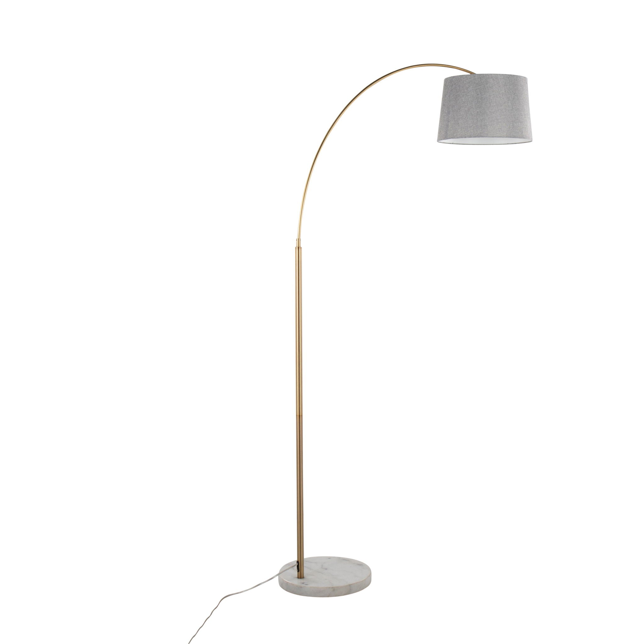 March - Contemporary Floor Lamp & Elegant Finish by HouseOfZazla