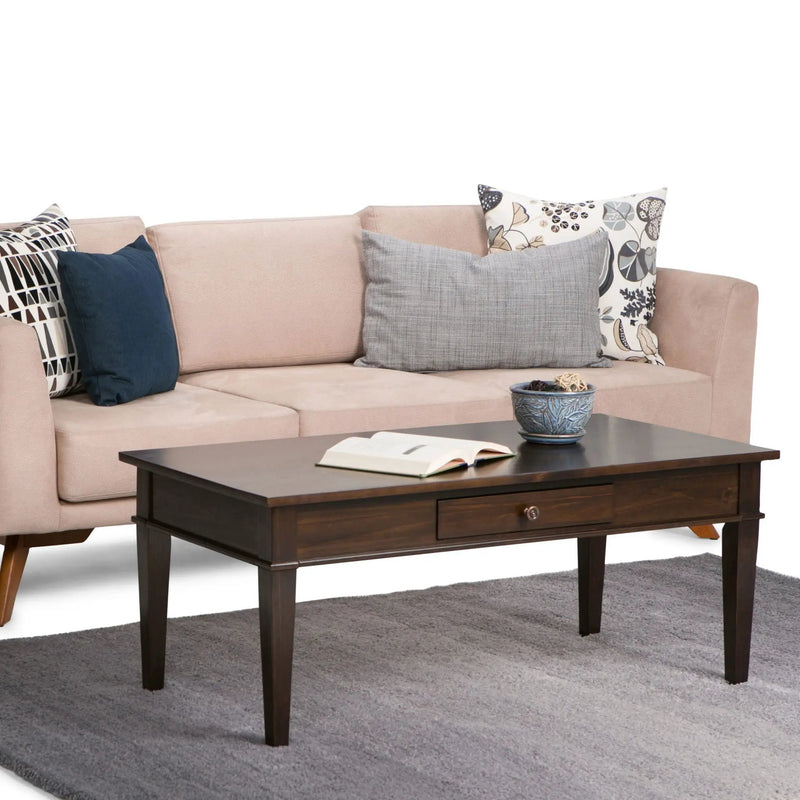 Carlton - Coffee Table - Dark Tobacco Brown by HouseOfZazla