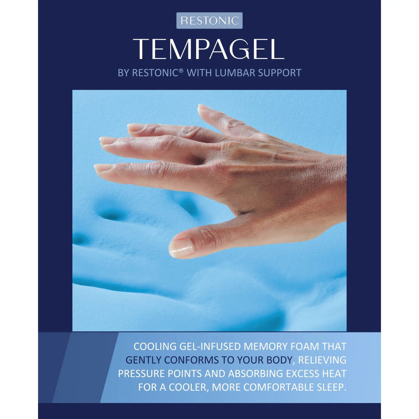 Tempagel - 13" Plush Mattress With Cooling Technology by HouseOfZazla