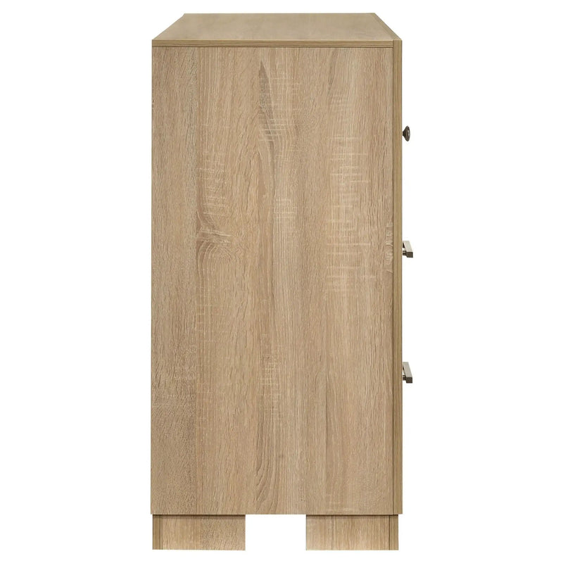 Arielle 6-drawer Bedroom Dresser Cabinet Light Oak by Unique Piece Furniture