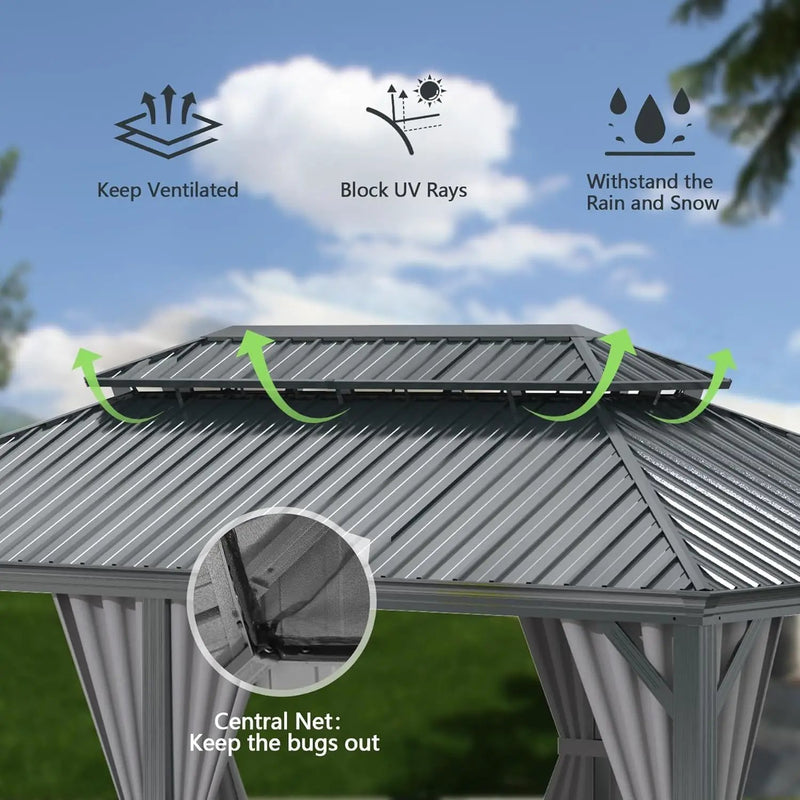 12x24FT Outdoor Gazebo by HouseOfZazla