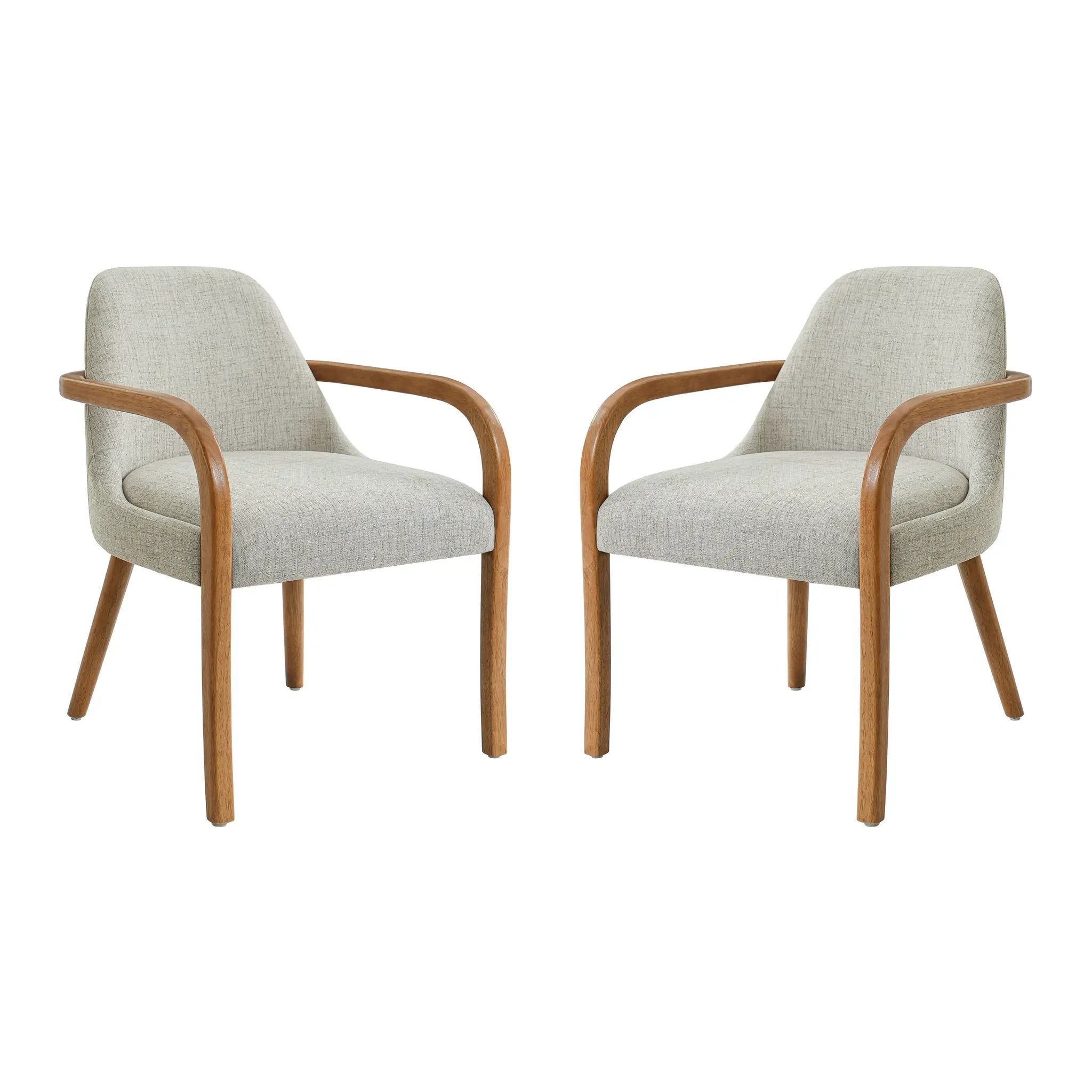 Set of 2 Mid-Century Dining Chairs by HouseOfZazla