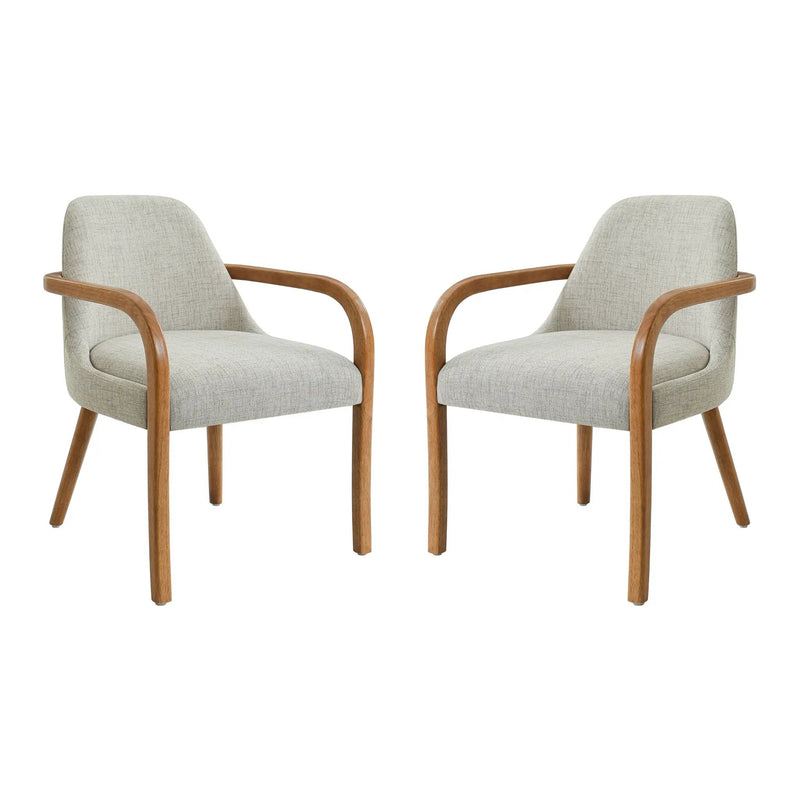 Set of 2 Mid-Century Dining Chairs by HouseOfZazla