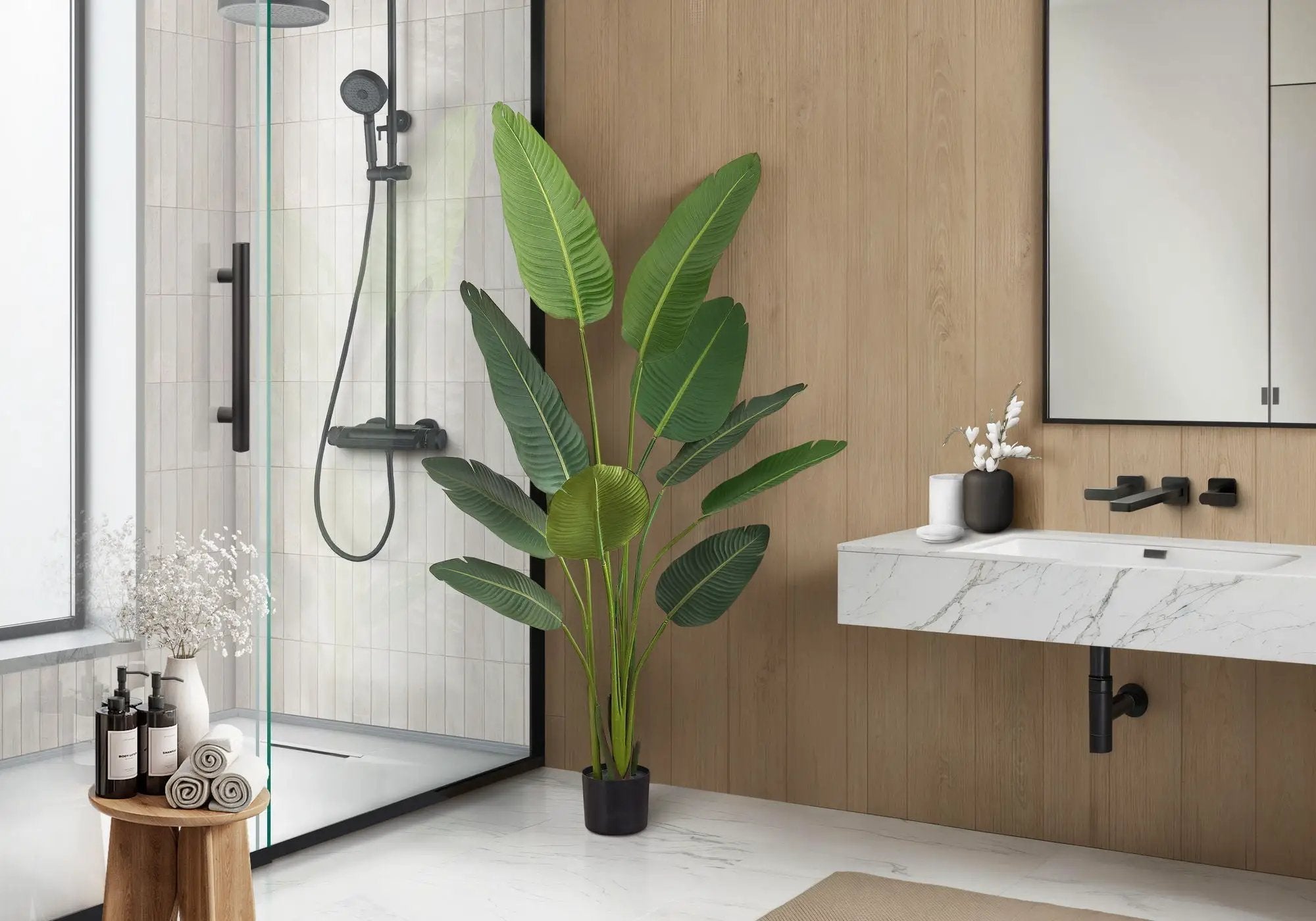 60" Tall Artificial Bird Of Paradise Tree by HouseOfZazla