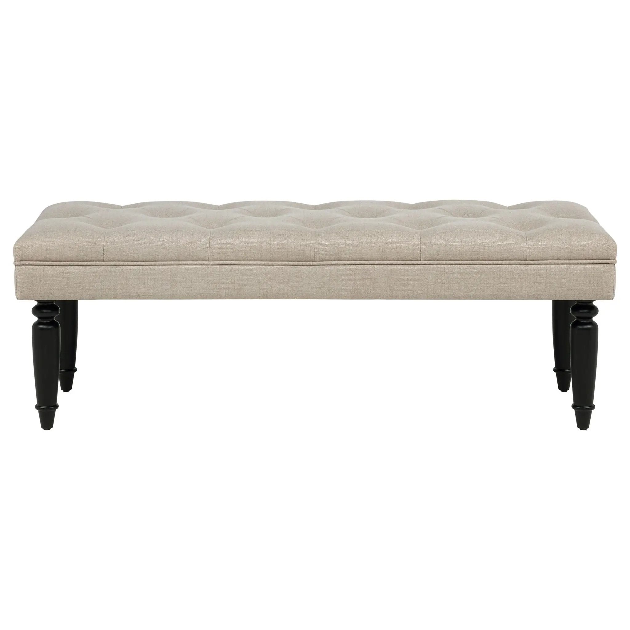 Marsha 52-inch Upholstered Entryway Accent Bench Latte by Unique Piece Furniture