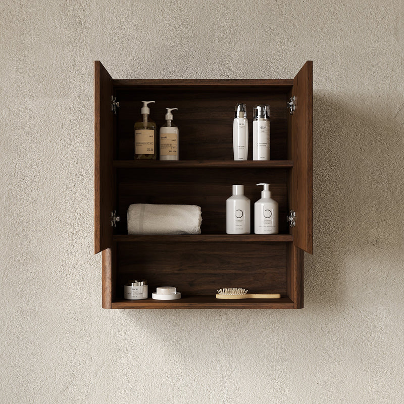 ZULA 26" Wall-Mounted Striped Bathroom Cabinet by HouseOfZazla
