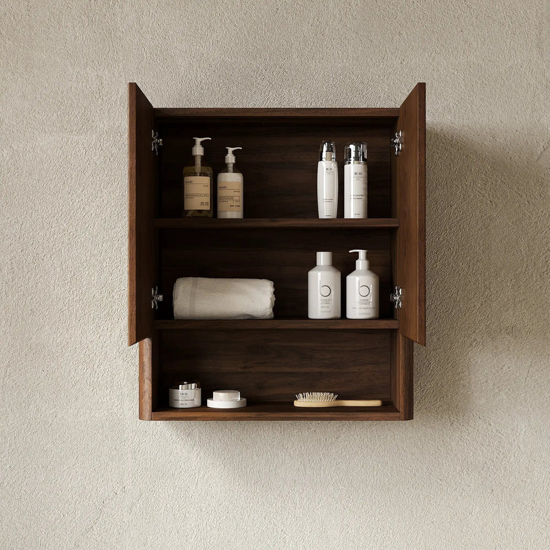 ZULA 26" Wall-Mounted Striped Bathroom Cabinet by HouseOfZazla