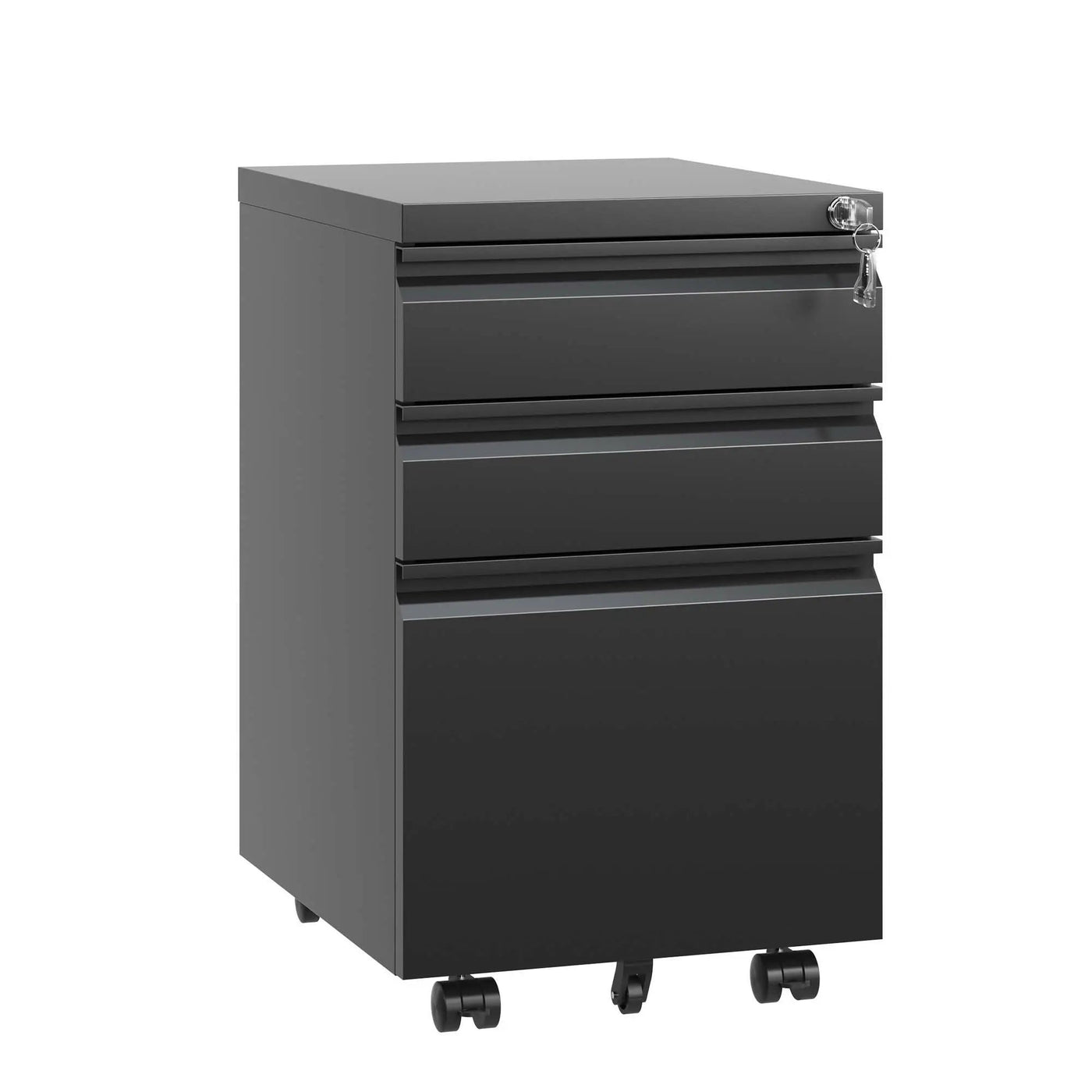 Metal Drawer Mobile File Cabinet With Lock For Home Office Organizer by HouseOfZazla