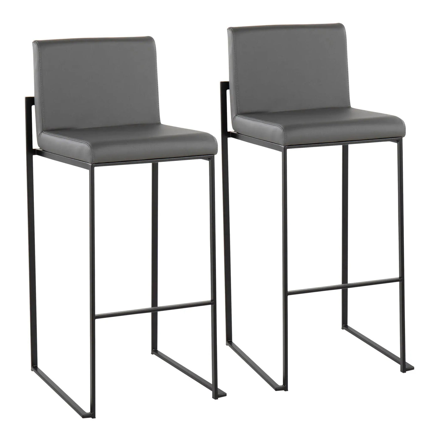Fuji - Contemporary High Back Barstool Elegant Design by HouseOfZazla