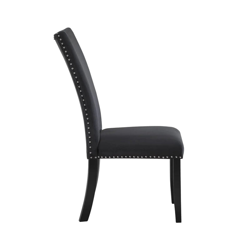 Jhoanna - 5 Pieces Dining Table Set - Black by HouseOfZazla