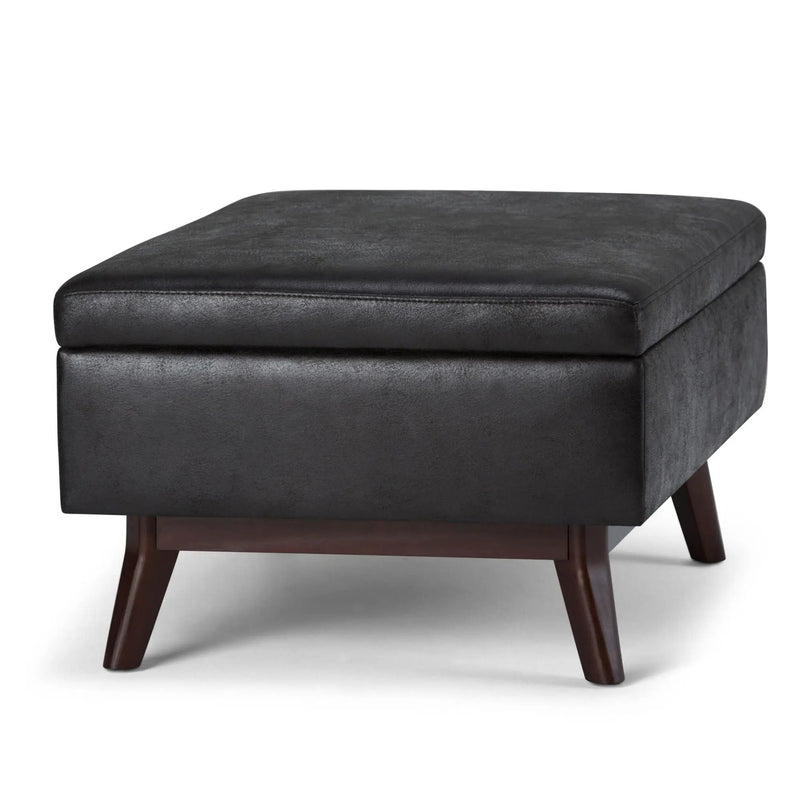 Owen - Upholstered Rectangular Storage Ottoman by HouseOfZazla