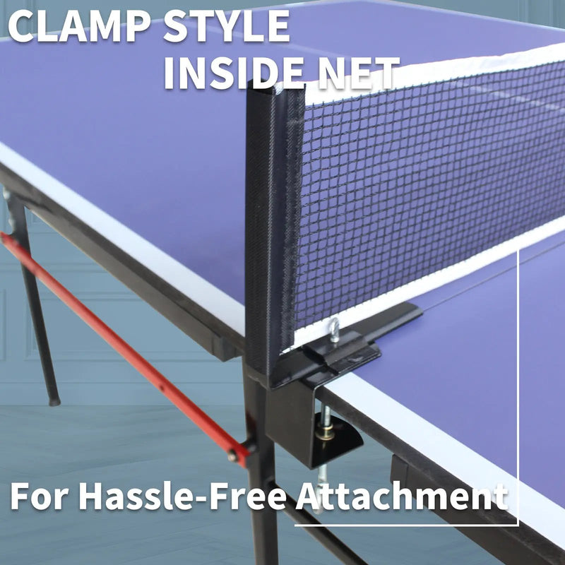 8ft Mid-Size Table Tennis Table Set by HouseOfZazla