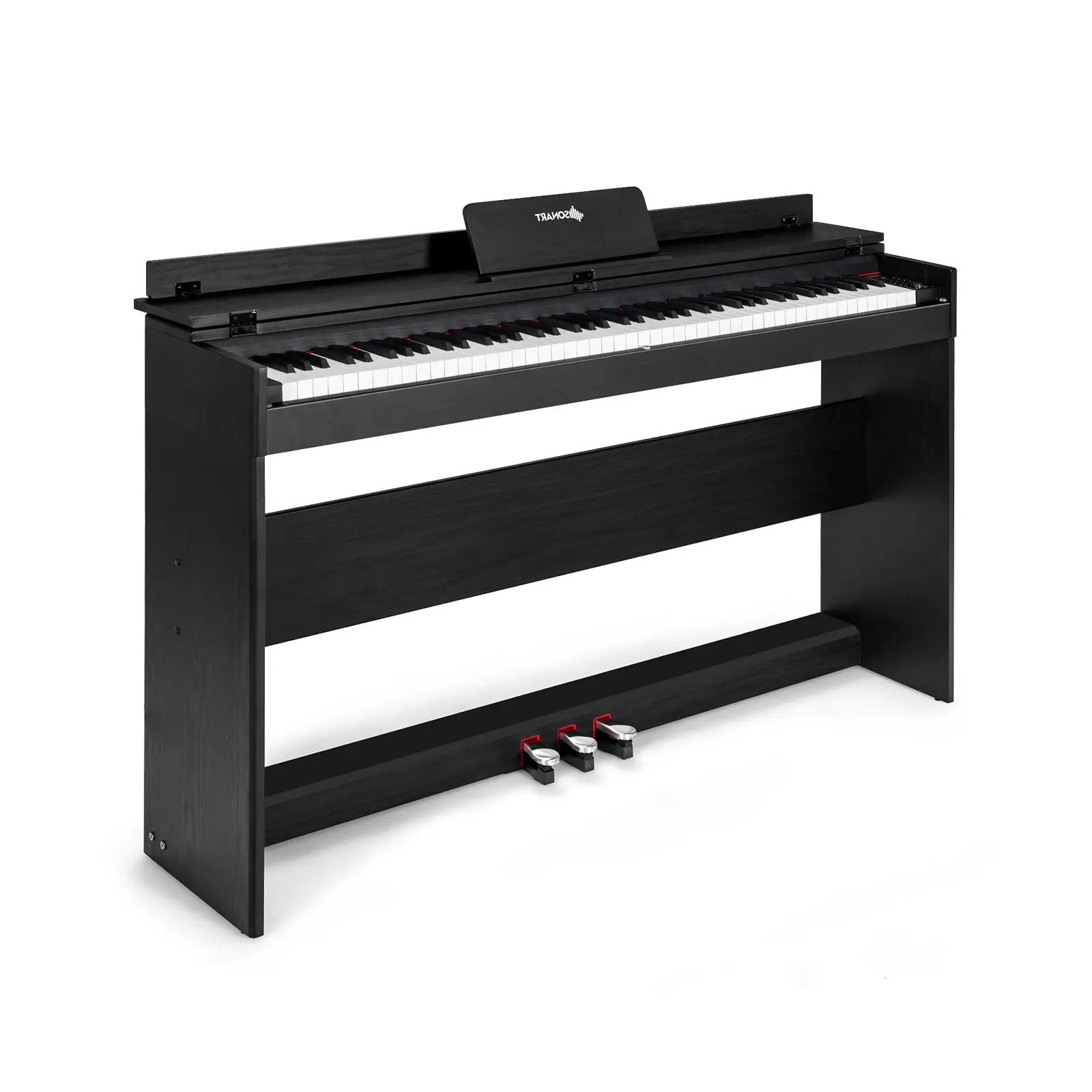 88 Key Full Size Electric Piano Keyboard with Stand 3 Pedals MIDI Function by DirectDeals