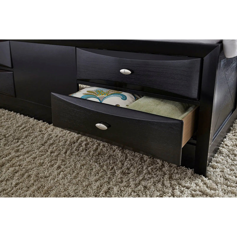 Lucille - Bed With Storage And Bookcase Headboard by Unique Piece Furniture
