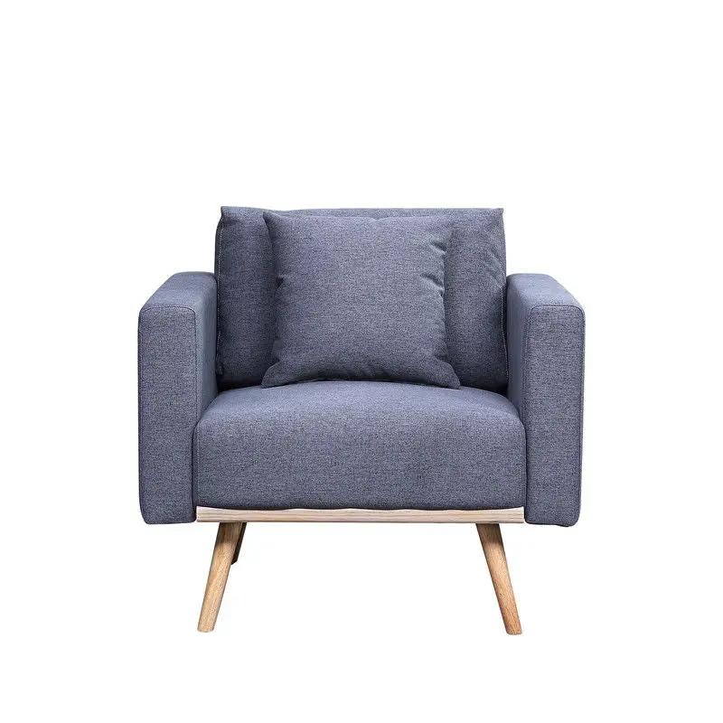 Easton - Fabric Living Room Set With USB Charging Ports Pockets And Pillows (Set of 2) by HouseOfZazla