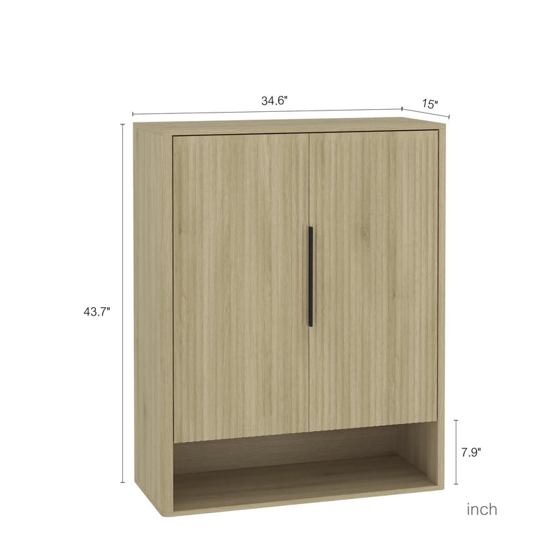 Wooden Shoe Storage Cabinet with Adjustable Shelves by HouseOfZazla