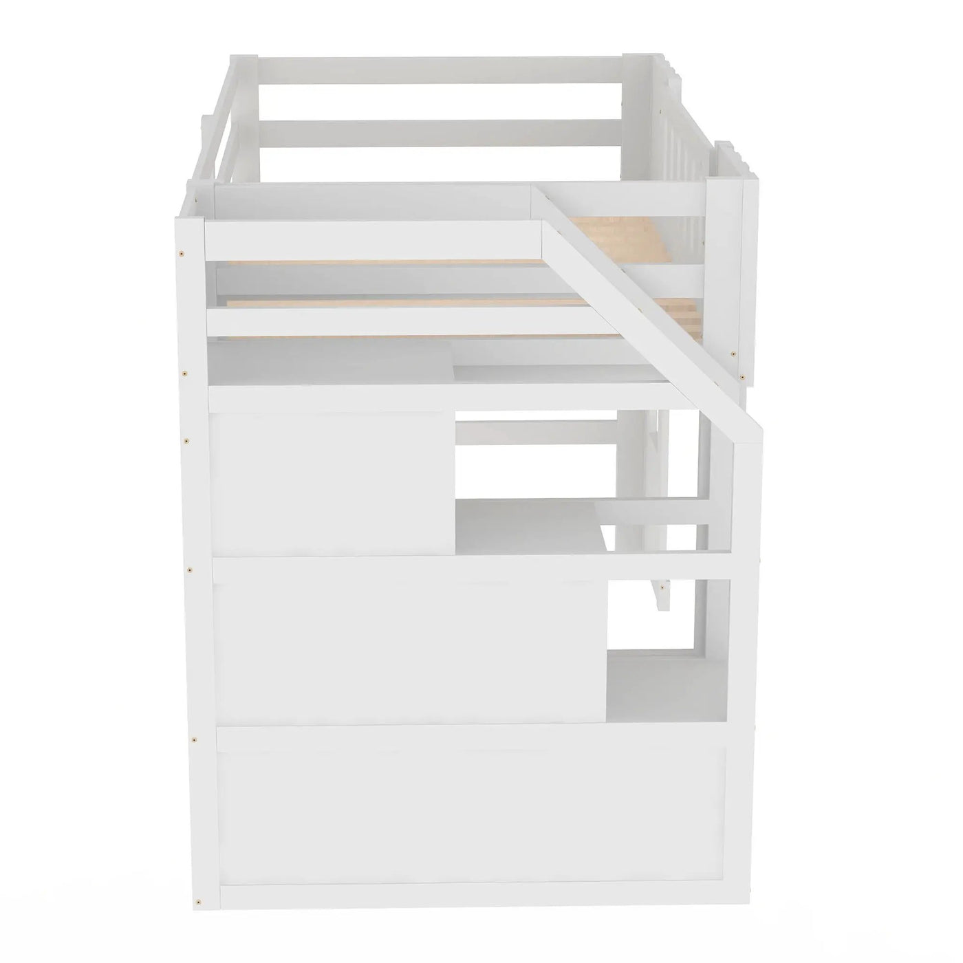 Loft Bed With Storage Staircase And Windows by Unique Piece Furniture