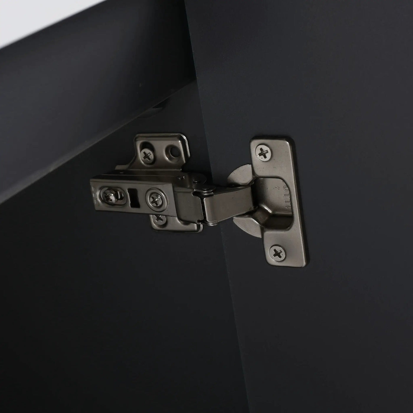 Contemporary Wall Mounted Bathroom Vanity With Resin Double Sink by HouseOfZazla