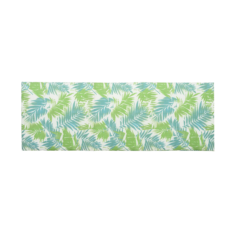 2" Thick Floral Chaise Lounge Cushion in Leaf Coconut by HouseOfZazla
