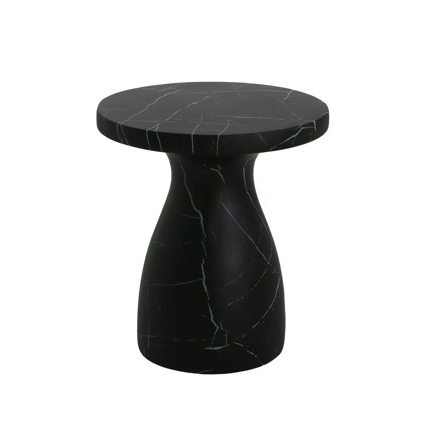 Outdoor / Indoor Travertine Side Table Lightweight by HouseOfZazla