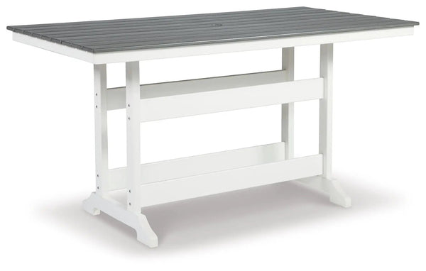 Transville - Counter Table W/Umb Opt