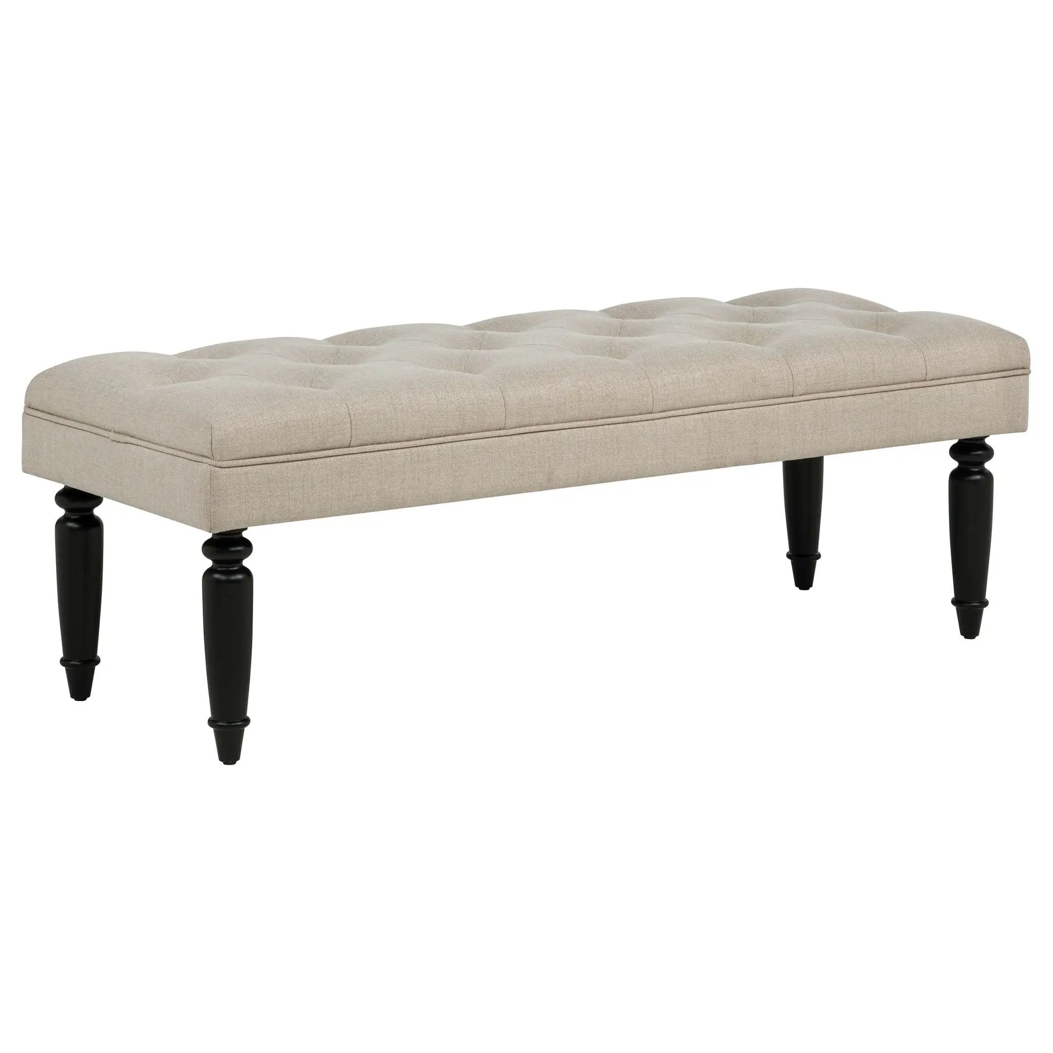 Marsha 52-inch Upholstered Entryway Accent Bench Latte by Unique Piece Furniture