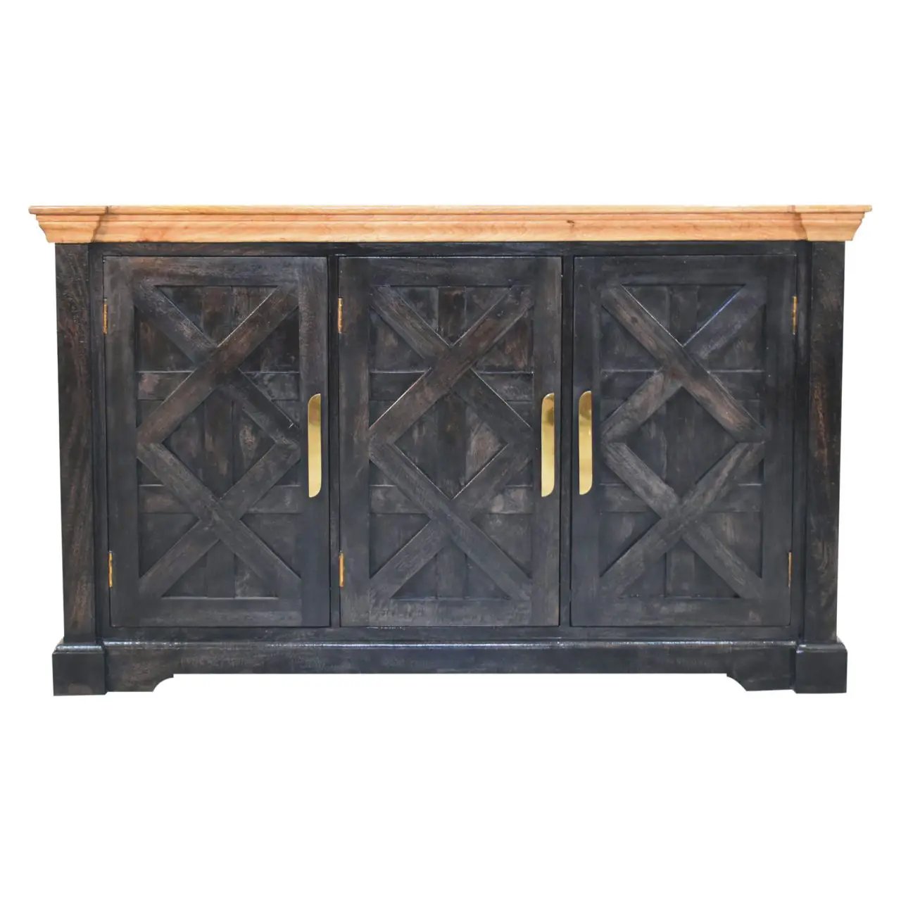 Regal - Rustic Sideboard - Black by HouseOfZazla
