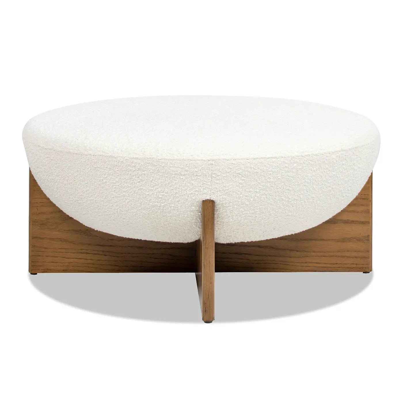 Bali - Round Upholstered Ottoman by Unique Piece Furniture