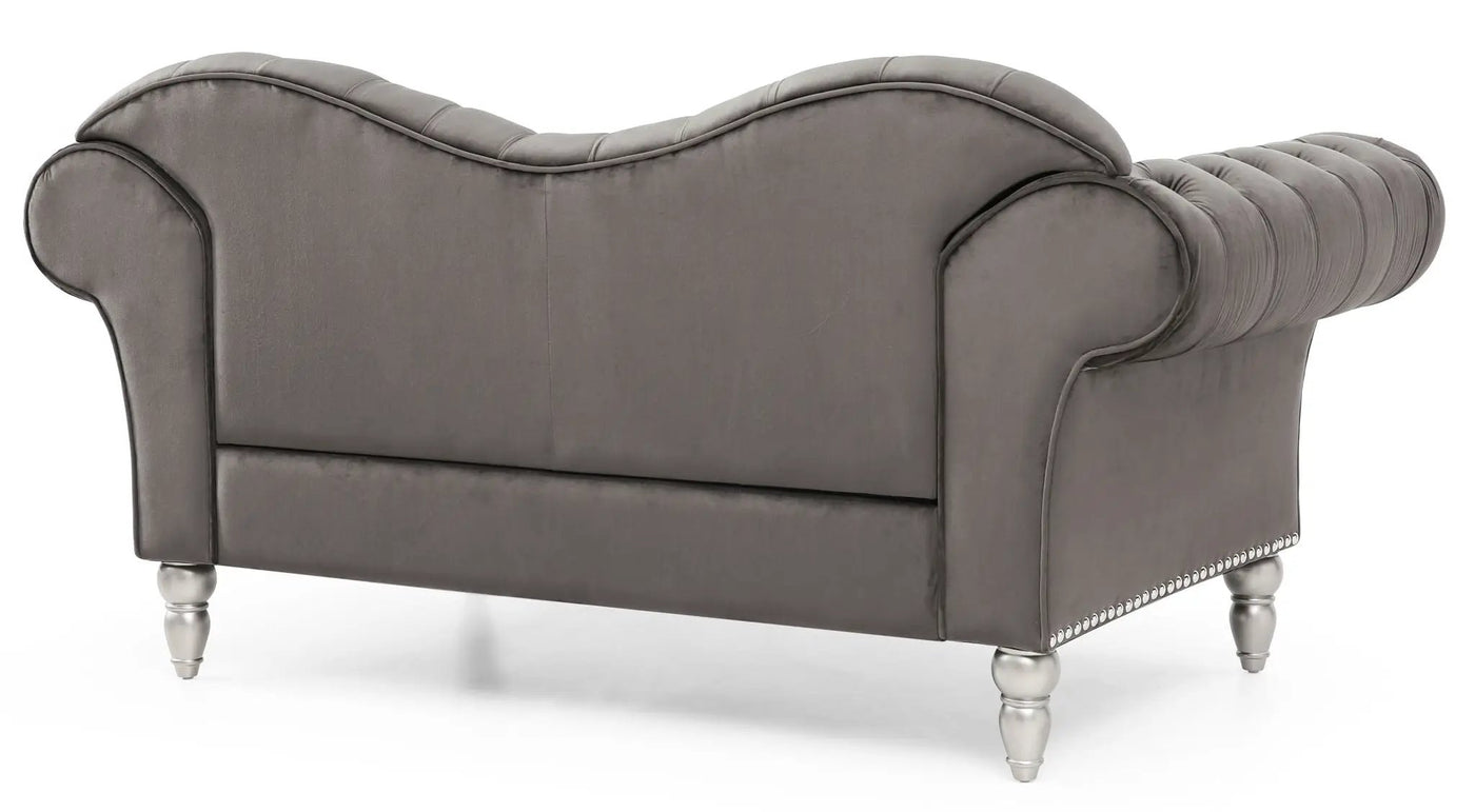 Elegant Round Arm Loveseat by HouseOfZazla