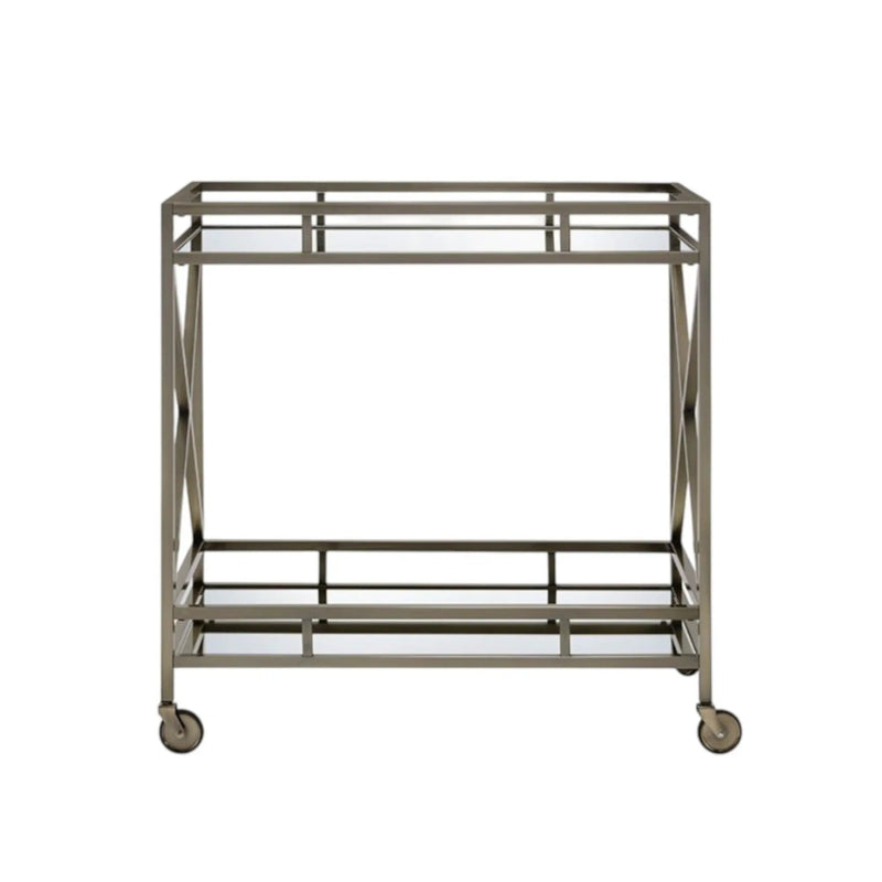 Kristensen - Serving Cart - Antique Gold by HouseOfZazla