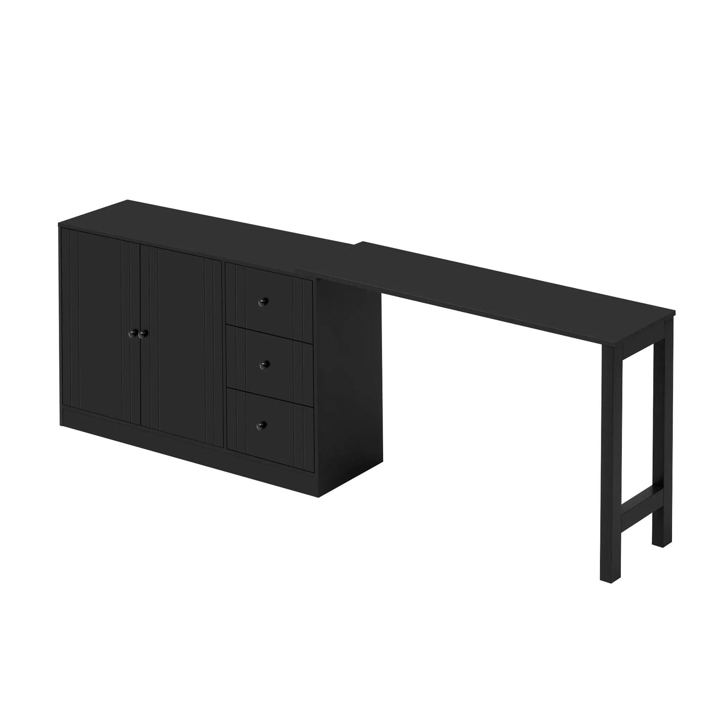 U Style 89.7'' Wooden Sideboard with Extendable Table by HouseOfZazla